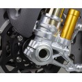 Motocorse 100mm (OE) Billet Fork Lowers "GP STYLE" (Caliper mounts) for Pressurized Ohlins front forks for Ducati Panigale / Streetfighter V4 S / R / Speciale, V2 S / R models Motocorse 100mm (OE) Billet Fork Lowers "GP STYLE" (Caliper mounts) for Pressurized Ohlins front forks for Ducati Panigale / Streetfighter V4 S / R / Speciale, V2 S / R models